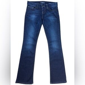 Women’s Y2k Vintage Guess Jeans Dark Wash Daredevil Boot Size 26 EUC No holes